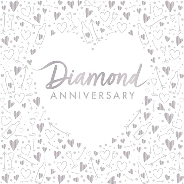 (image for) Diamond Anniversary Lunch Napkins 16pk