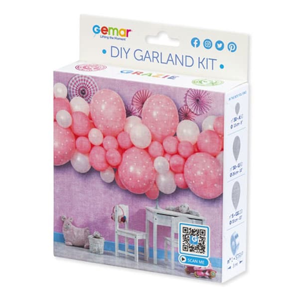 (image for) Baby Pink DIY Balloon Garland Kit