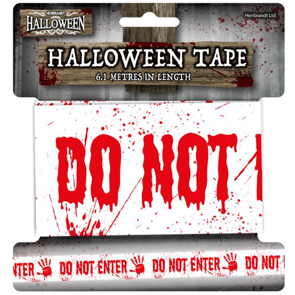 Do Not Enter Halloween Warning Tape