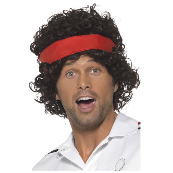 Eighties Tennis Player Wigs
