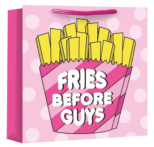 Fries Before Guys Woven Gift Bag