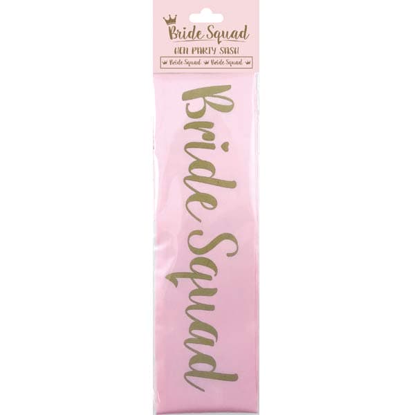 (image for) Pink & Gold Bride Squad Sash