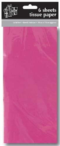 Fuchsia Tissue Paper x6 Sheets