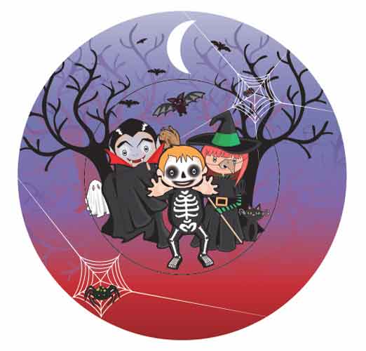 (image for) Halloween Paper Bowls x8