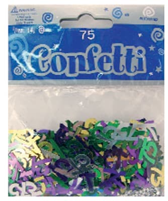 (image for) Age 75 Metallic Confetti