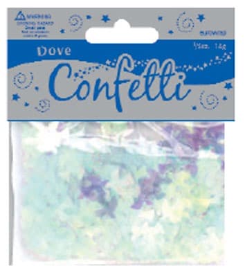 (image for) Iridescent Pearl Dove Confetti