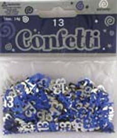 (image for) Blue And Silver 13 Confetti