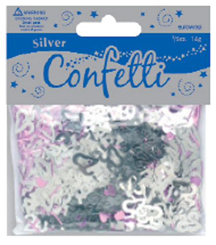 25th Wedding Anniversary Confetti
