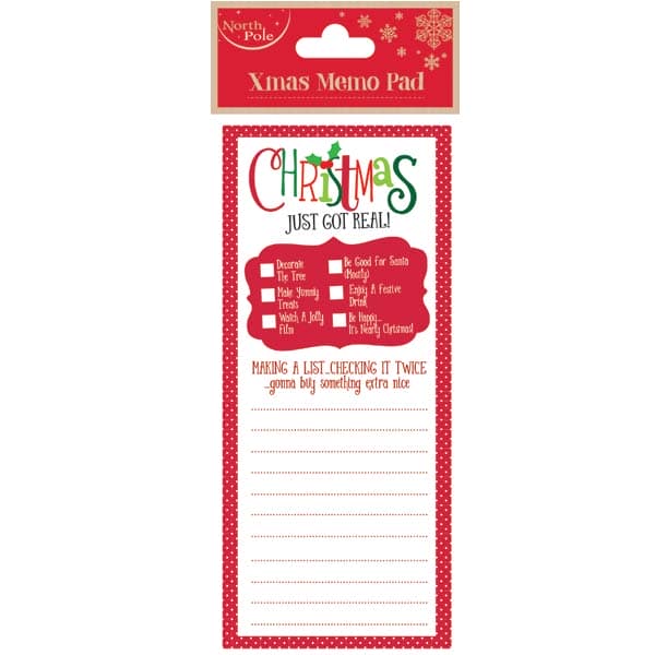 (image for) Christmas Memo Pad