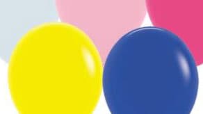 (image for) Assorted Solid Latex Balloons