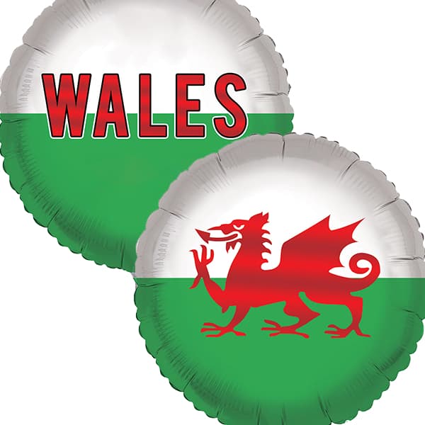 (image for) 18" Wales Foil Balloons