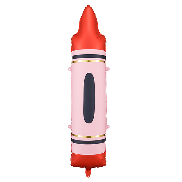(image for) Red Crayon Shape Foil Balloons