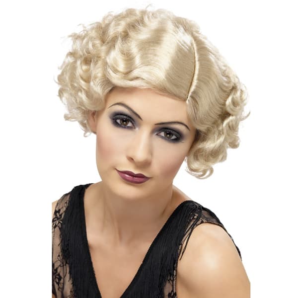(image for) 1920s Blonde Flirty Flapper Wigs