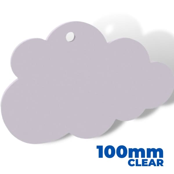 (image for) Acrylic Fluffy Cloud Blank 100mm