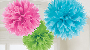 (image for) Fluffy Paper Decorations