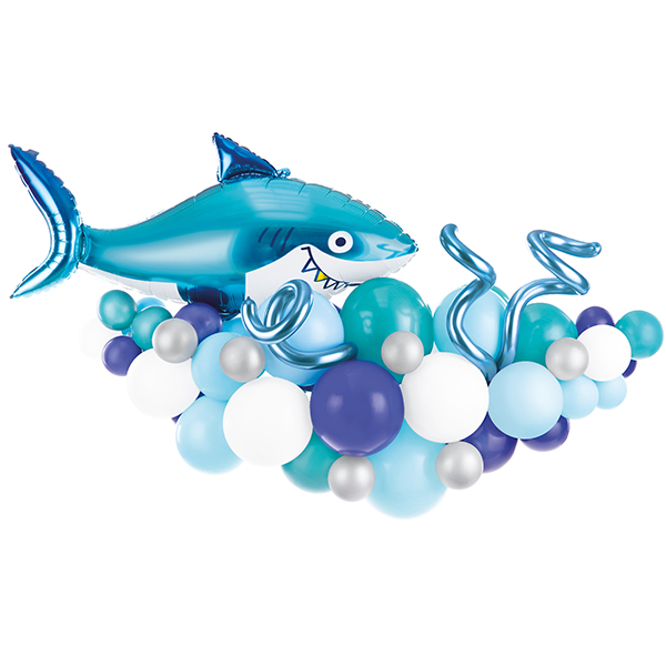 (image for) Shark Mix Balloon Garland