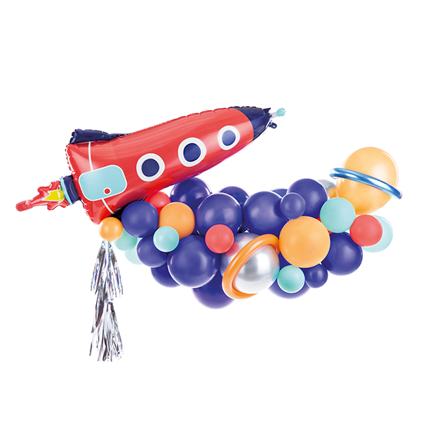 (image for) Rocket Mix Balloon Garland