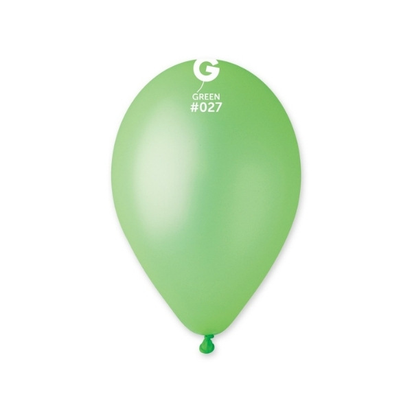 13" Neon Green #027 Latex Balloons 50pk