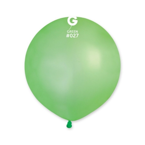 (image for) 19" Neon Green #027 Latex Balloons 25pk