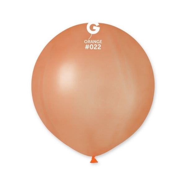 19" Neon Orange #022 Latex Balloons 25pk