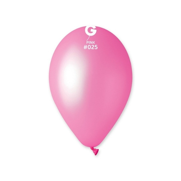 13" Neon Pink Latex Balloons 50pk
