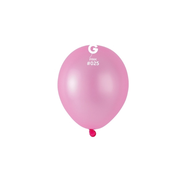 5" Neon Pink Latex Balloons 50pk