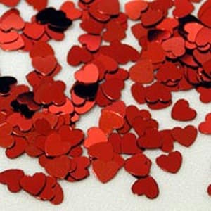 Red Heart Confetti