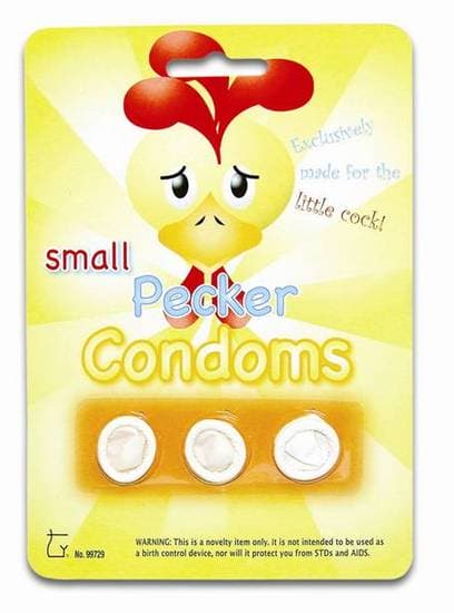 (image for) Small Pecker Condoms x3