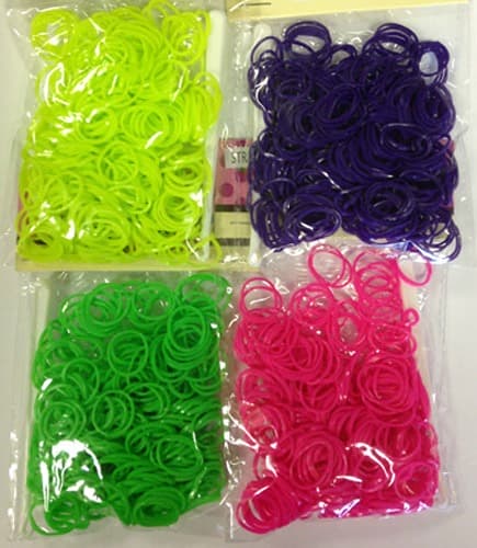 Jumbo Scented Neon Loom Bands x 1000