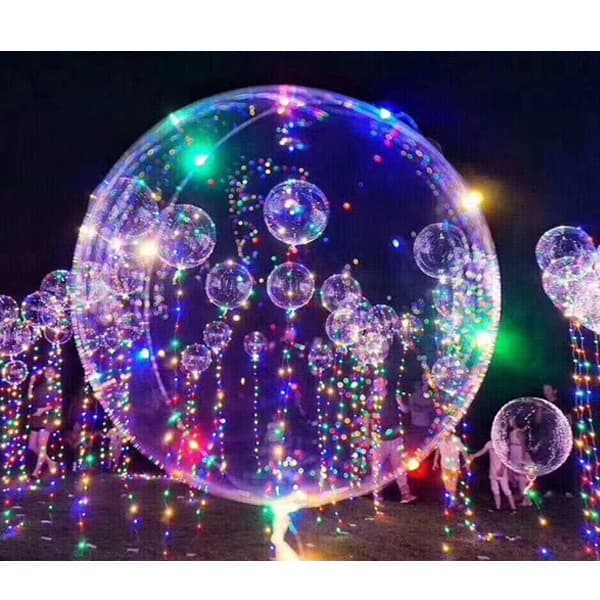 (image for) 5m Multi Coloured LED Light Up Balloon Lights