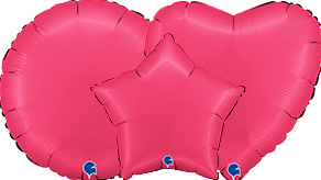 (image for) Grabo Plain Hearts, Stars & Rounds Balloons