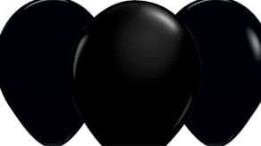 (image for) Halloween Plain Black Latex Balloons