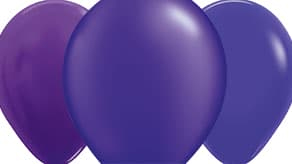 (image for) Halloween Plain Purple Latex Balloons