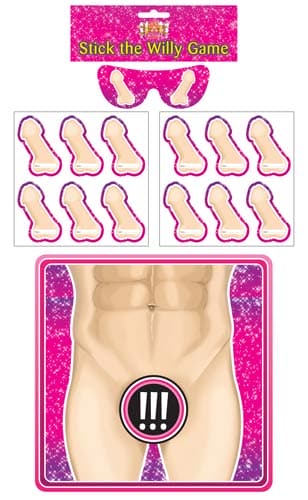 Stick The Willy On The Man Party Game