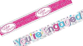 (image for) Hen Party & Engagement Banners