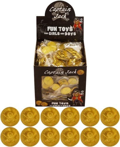Gold Pirate Coins