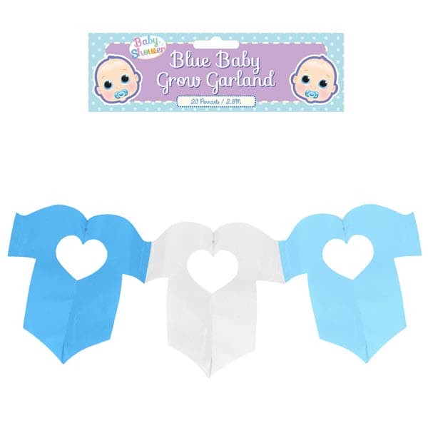 (image for) Blue Baby Grow Decoration Garland