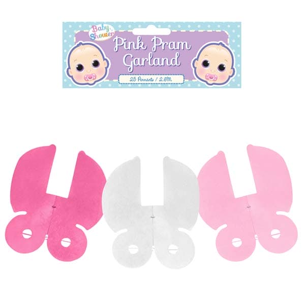 (image for) Pink Pram Decoration Garland