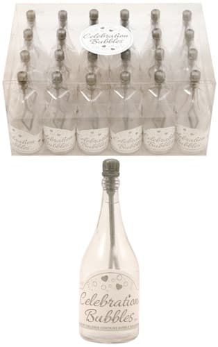 Silver Top Celebration Bubbles x24