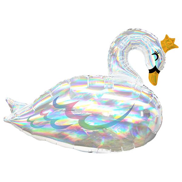 Pastel Swan Supershape Balloons