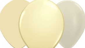 (image for) Ivory Cream Solid Latex Balloons