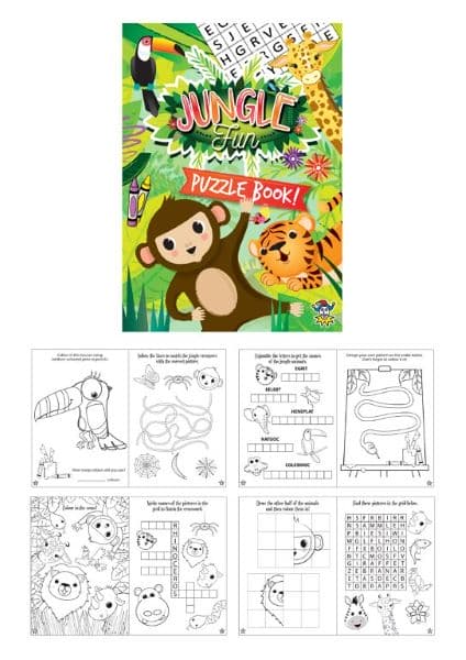 (image for) Mini Jungle Puzzle Books