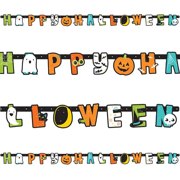 (image for) Halloween Friends Letter Banner