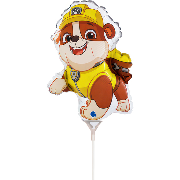 14" Paw Patrol Rubble Air Fill Foil Balloons