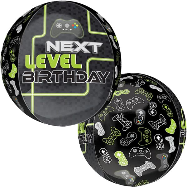 (image for) Next Level Birthday Orbz Foil Balloons