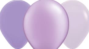 (image for) Lavender & Lilac Solid Latex Balloons