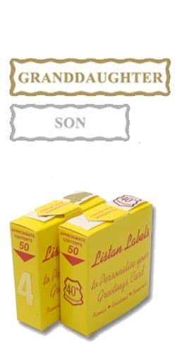 (image for) Special Relation And Events Sticky Label Blister Pack x50