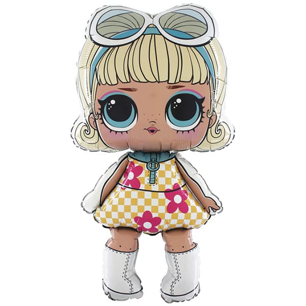 L.O.L Surprise Go Go Girl Supershape Balloons