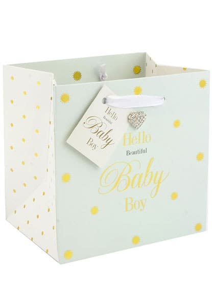 (image for) Hello Beautiful Baby Boy Small Gift Bag