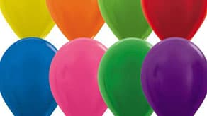 (image for) Metallic Colour Latex Balloons